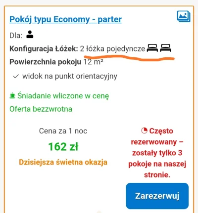 JeszczeBendePolonista - Mireczki to jest pokój dla jednej osoby? To czemu tam są 2 łó...