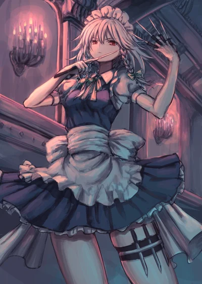 Mikian - #randomanimeshit #touhou #sakuyaizayoi #maid #animeart 
#imatouhoufag <--- ...