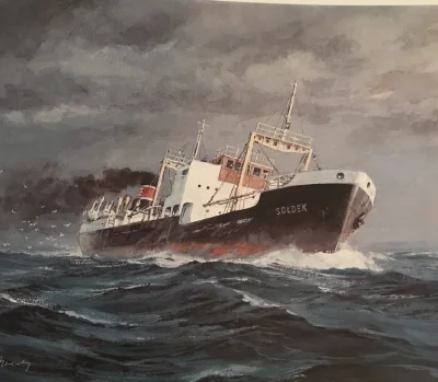 hans-olo-olo - niezły klimat mają te ilustracje adama werki #marynarkawojenna #statki