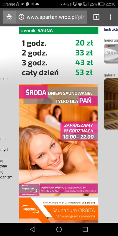 martek-77 - W hali orbita na wejherowskiej sauna tylko dla kobiet w środy. Więc najwi...