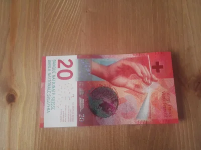 reflex1 - Nowy banknot 20 chf. W obiegu od 17.05.2017.
#szwajcaria #pieniadze #numiz...