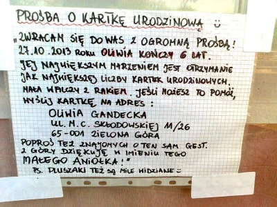 chce_minusa - jak mirki, zasypiemy dziewczynę kartkami? :)

trochę późno to wrzucam, ...