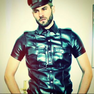 Lukardio - #ladnypan #fetysz #skora #leather #mrleather biker