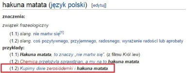 Majkel91 - hakuna matata
#wikislownik #wikipedia #zerosiedem