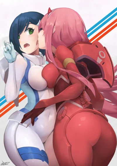 bakayarou - #randomanimeshit #darlinginthefranxx #zerotwo #ichigo #oppai #