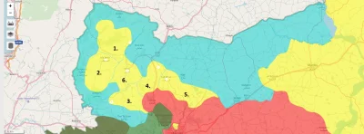 R.....7 - Silne punkty obrony obrońców kantonu Afrin które nie zostały jeszcze zdobyt...