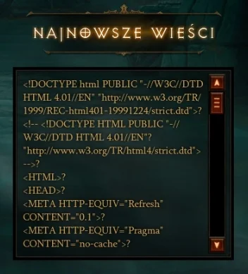 Wypok_spoko - To ci #!$%@? wieści. #klandiablo3 #diablo3 

http://i.imgur.com/pOIyKpG...