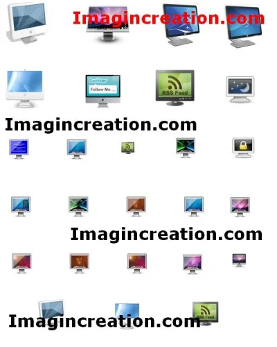 pameladesign - Awesome Free Mac Desktop Monitor PNG Icons Set #icons #mac #png #deskt...