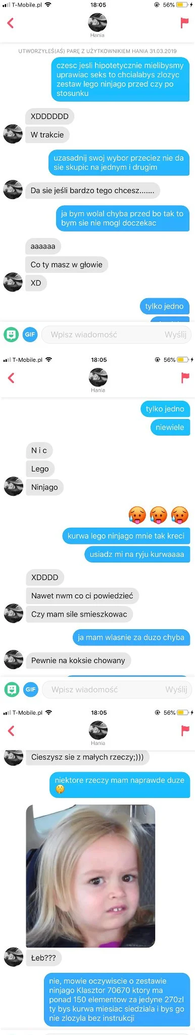 szymanh - To są automatyczne rozmowy mojego ziomka z prawdziwego profilu.
#tinder #ti...