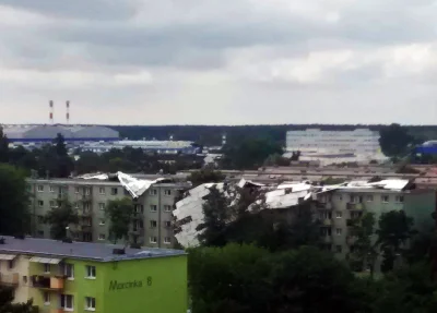 szczypiorex - To nie żadne #postapo - to #Bydgoszcz po wczorajszej burzy i widok z mo...