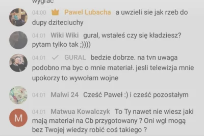Kubczak-Nalewaja - Gural wie o reportażu w TVN i jeżeli będzie dla niego negatywny to...