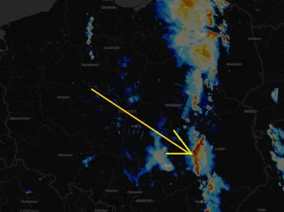 Arveit - Bow echo czy nie bow echo?
#burza #pogoda