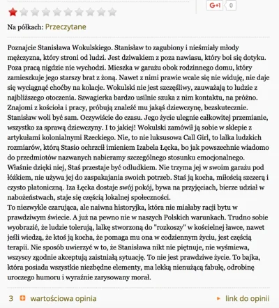 Stooleyqa - To nie jest recenzja "Lalki" Bolesława Prusa! To recenzja filmu "Miłość L...