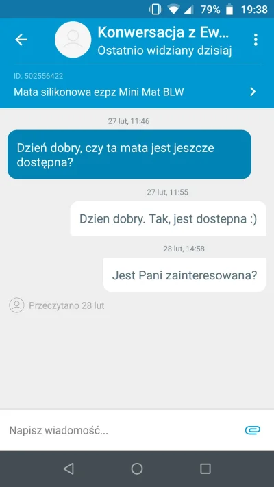 Saszimi - @bartoleo Moja sie nawet juz nie usmiechnela :(