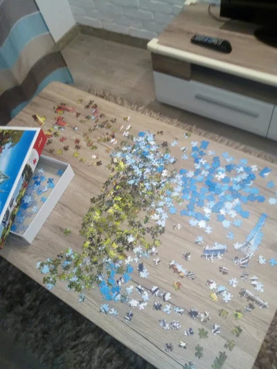 Mirek_Cebula - Dawno sie tak nie odprezylem 
Puzzle jako prezent dla #rozowypasek to ...
