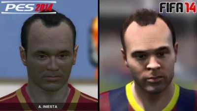 qlimax3 - W PES 2014 podobno są lepiej odwzorowane twarze i wygląd zawodników... hehe...