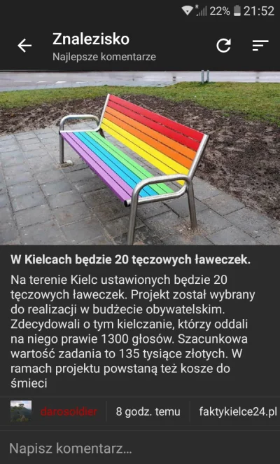 zlotypiachnaplazy - 20 ławeczek za 135 tys PLN xD Debile są nie tylko w Tczewie xD
#...