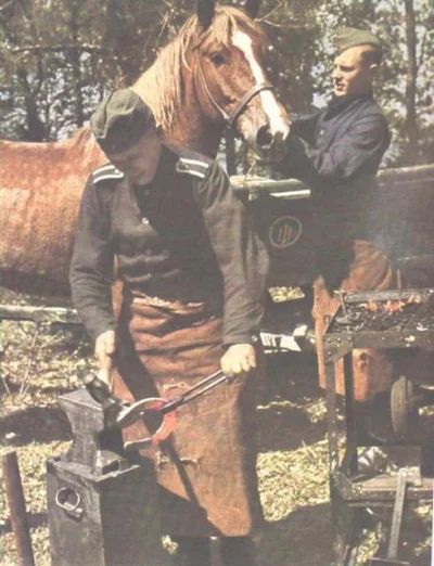 Mleko_O - #iiwojnaswiatowawkolorze

Niemiecki kowal podczas pracy, 1941 r.

Jak b...