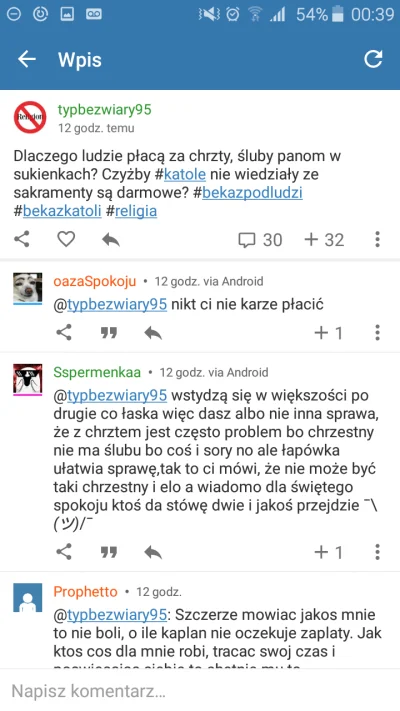 B.....a - @typbezwiary95: 
dlaczego tak agresywnie 
bekazpodludzi 

Tfu, co za bagno