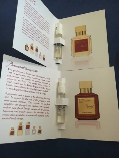 korbuzz - #perfumy 

Na sprzedaż mam dwie próbki MFK:
1.Baccarat Rouge 540 EDP - 3 ps...