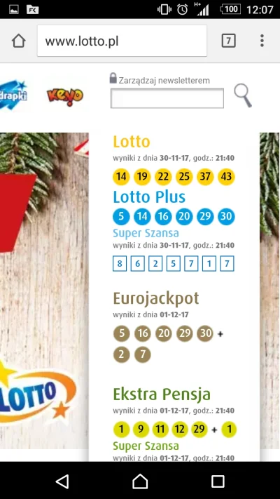 Jwplayercwel - W #lotto plus padły takie same numery jak w #eurojackpot ʕ•ᴥ•ʔ
#spise...