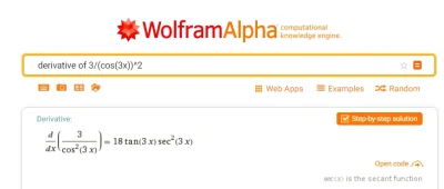 Inka_suomi - To, co pokazał mi wolfram alpha jest tylko potwierdzeniem tego, co wylic...