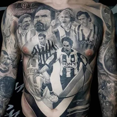 Twinkle - Il mio vecchio è un fanatico della Juventus...
#tatuaze #pilkanozna #juvent...