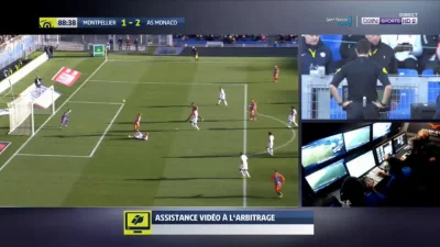 Minieri - Monaco traci 3 punkty w meczu z Montpellier po głupim faulu Glika w polu ka...