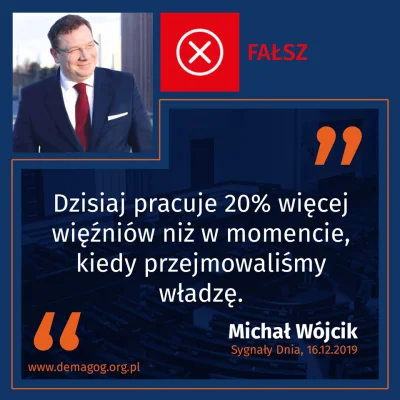 DemagogPL - @DemagogPL: Czy liczba zatrudnionych więźniów wzrosła w ciągu 4 lat?

S...