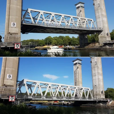 optimus_dime - Most kolejowy na Kanale Gotyjskim podnoszony jest tak. Pod wieksze lod...
