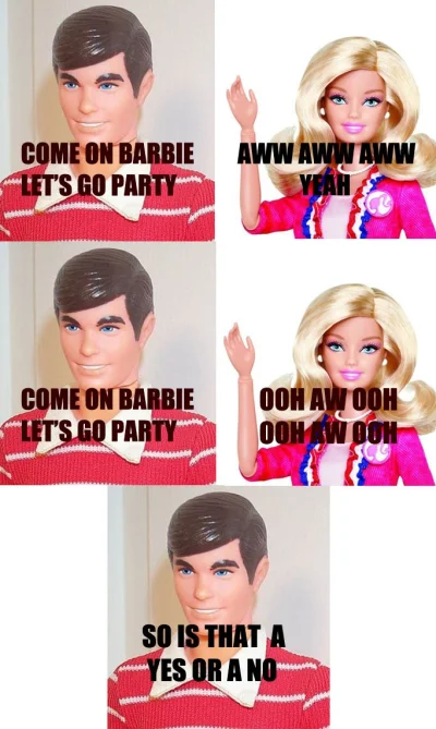 V.....d - #humorobazkowy #humor #barbie #rozowepaski