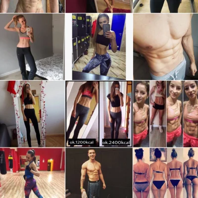 camerondiaz - Instagramowy kult ciała. 

Przykładowa siatka wyświetlających mi się ...