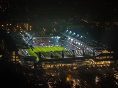 papier96 - Ciekawe zdjęcie #krakow, stadion miejski na Reymonta podczas meczu #ekstra...