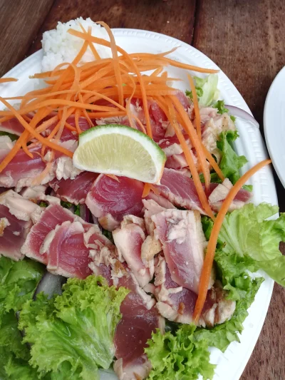 Badyl69 - #foodporn #jedzenie #podroze #ryba
Dzisiejszy lunch. Sashimi z tuńczyka zlo...