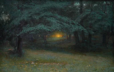 Hoverion - Iwan Trusz (1869-1941)
Zachód słońca w lesie, 1904
#malarstwo #sztuka #e...
