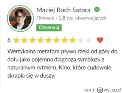 qeti - #gownowpis #film #kino #z---------------a`

polecam na Filmwebie poczytać rece...