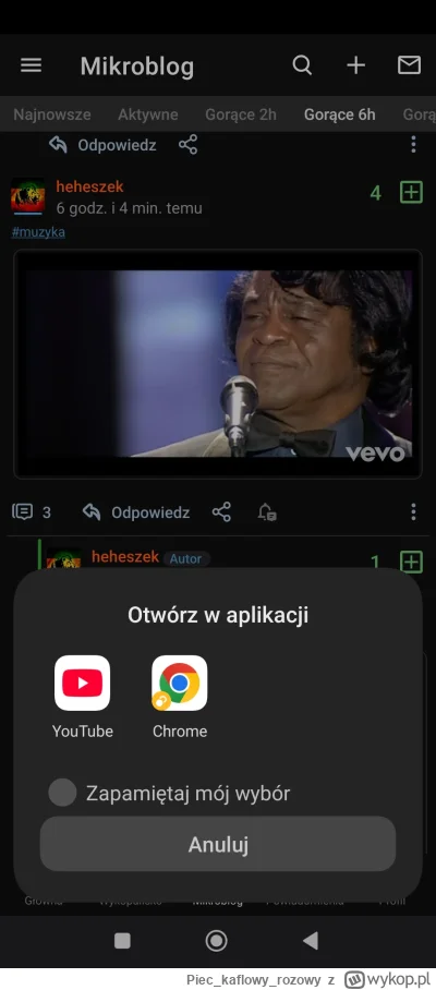 Pieckaflowyrozowy - #udostepnianie #xiaomi #android #telefony 
#youtube #brave 
Mirki...