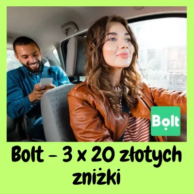 LubieKiedy - Bolt - 3 x 20 złotych zniżki - dla starych użytkowników

// Zaplusuj to ...