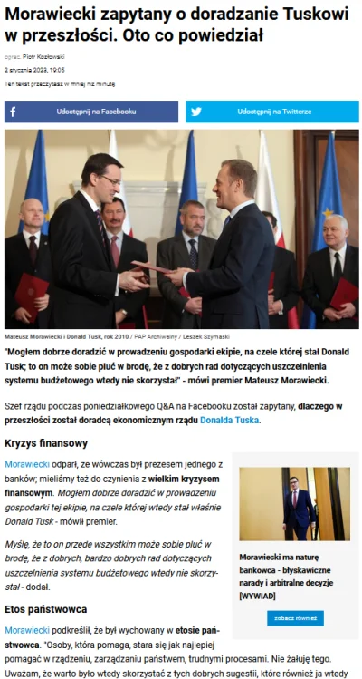 awres - @stefan_pmp: A historyk zostaje prezesem banku i na koniec premierem. Co za p...