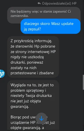 hanksters - no i co im zrobisz? kupiłem Brothera DCP-T525W a z HP jeszcze się trochę ...