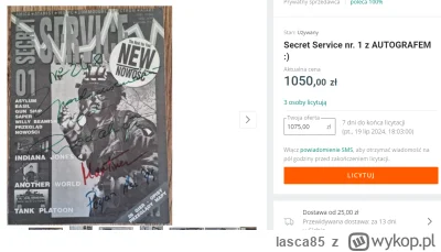 lasca85 - Taka ciekawostka. Na allegro pojawił się ultra rzadki numer Secret Service....