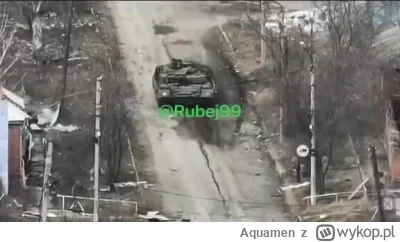 A.....n - Według Rosjan nagranie pochodzi z Bachmutu. Na nagraniu Leopard 2.

#ukrain...
