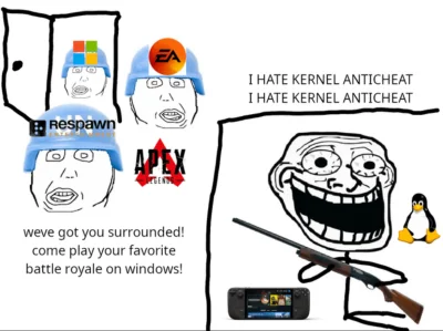 Rustyyyy - #heheszki #gry #steamdeck #apexlegends #EA #linux #z--------------a