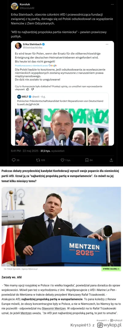 Kryspin013 - >@Kryspin013: @IceGlaze afd w PE jako jedna z nielicznych frakcji głosow...