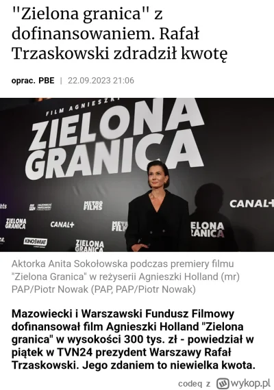 codeq - Tvp nie dostanie bo Holland za coś musi nagrać kolejny antypolski paszkwil