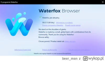beer_man - @WykopX: Mogę być testerem xD Dodatkowo mam ublocka, privacy badger i chyb...