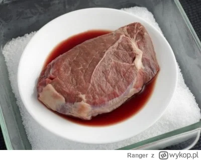 Ranger - Czy widzisz ten czerwonawy płyn wydzielający się z mięsa podczas gotowania?
...