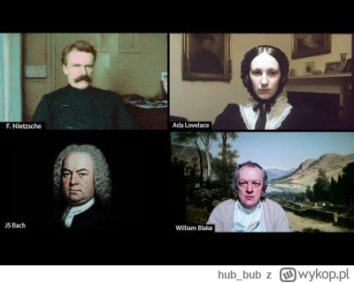 hubbub - Bardzo fajny eksperyment artystyczny z AI. Polecam obejrzeć. Podoba mi się m...