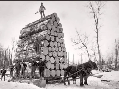 smooker - #usa #starezdjecia #fotografia. 

Michigan loggers in 1890