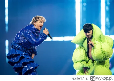 exile17 - #eurowizja absolutne goaty całej tegorocznej eurowizji, 500 punktów od jury...